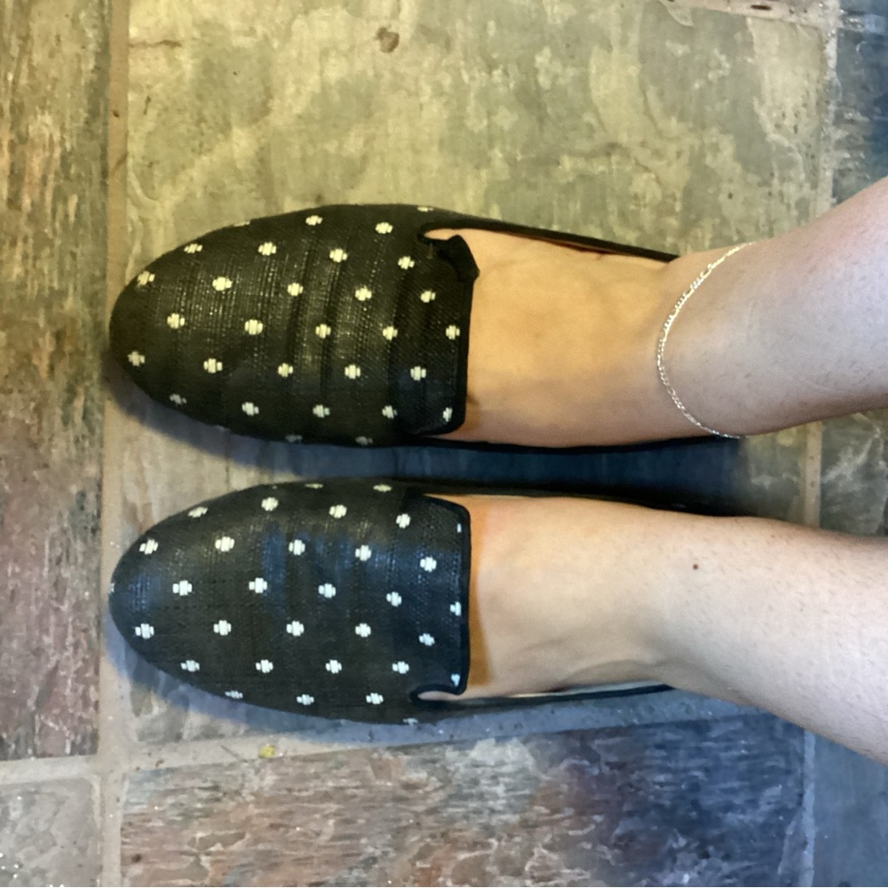 Sam Edelman Black and White Flats